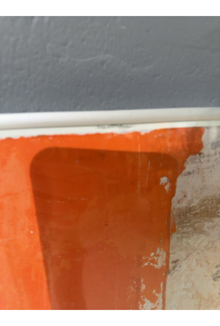 Maleri abstrakt orange